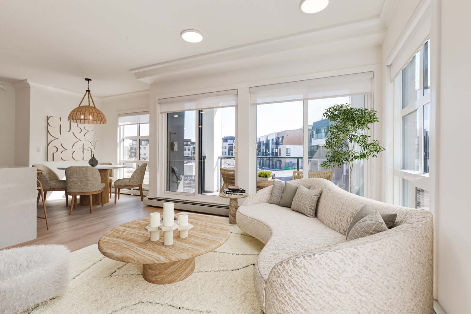 New condo living space